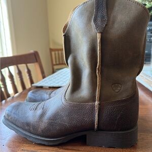 Ariat Kids Rambler Boots Sz 5 Brown
